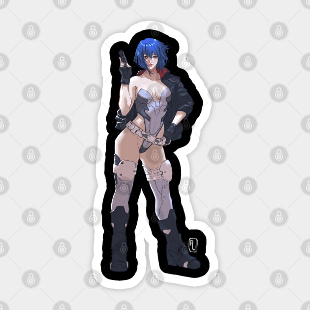 Kusanagi Sticker by ArchiriUsagi